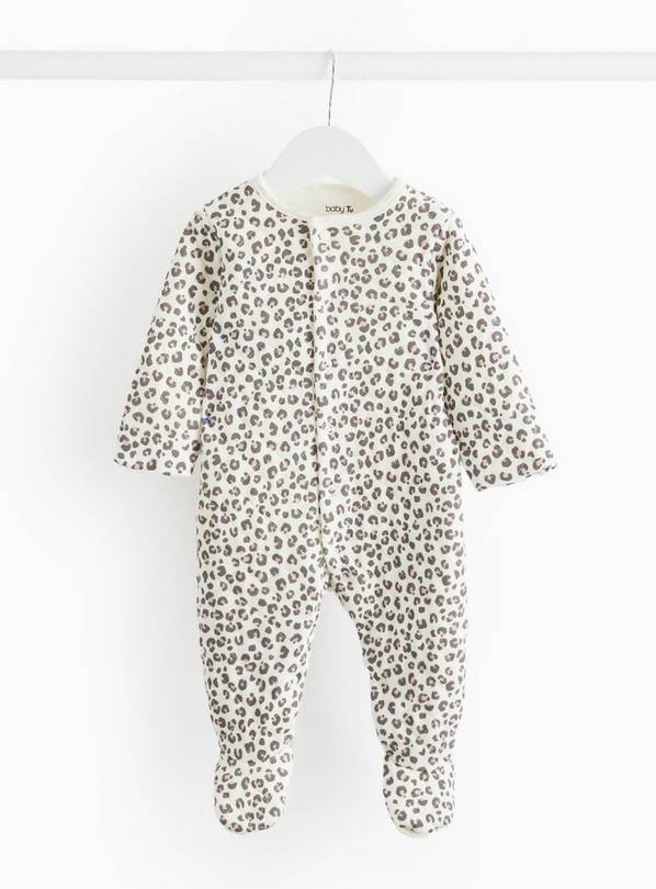 Leopard Printed 2.5 Tog Sleepsuit  9-12 months